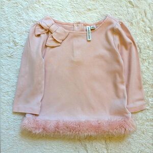 Janie and Jack girls pink top age 6